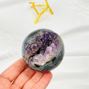 Шар из Аметиста с жеодой