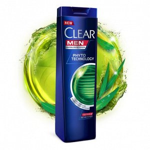 Clear MEN мужской шампунь против перхоти Phytotechnology с экстрактами лекарственных растений 400 мл