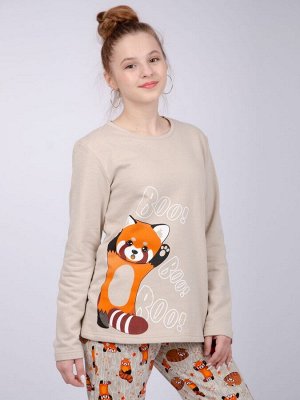 Пижама. Цвет: бежевый