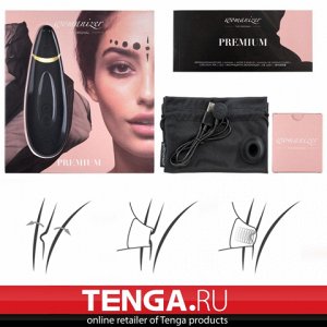 WOMANIZER PREMIUM BLACK/GOLD Бесконтактный клиторальный стимулятор