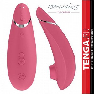 WOMANIZER PREMIUM Raspberry/CHROME Бесконтактный клиторальный стимулятор. Малина