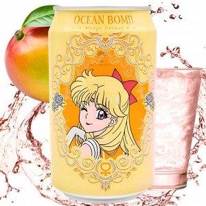 Лимонад "Сейлор Мун" Ocean Bomb со вкусом манго, ж/б 330мл