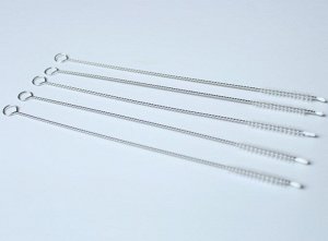 Щеточка для чистки трубочек, пустышек, 17,5х0,6 см, 1 шт