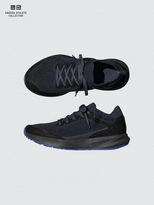 UNIQLO x Sweden Athlete Collection - кроссовки с дышащим эластичным верхом и поддержкой стопы - 69 NAVY