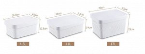 Toveon Корзина большая пластиковая без крышки 3073А