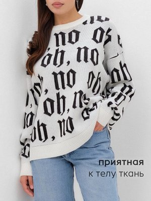 Джемпер женский MIST Knitwear, белый