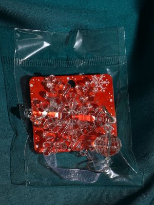 Ёлочная игрушка «Зимнее волшебство. Льдинка» снежинка, 10x4.5 см, прозрачный