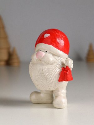 Фигурка гипс «Гном с подарком», 12 см