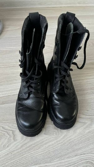 Ботинки берцы, демисезонные, нат. кожа 38 р-р