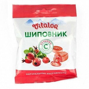 Виталор® Шиповник, леденцовая карамель с витамином С - БАД, 60 г