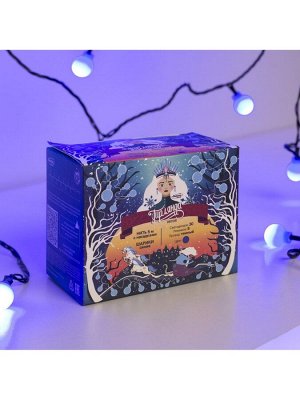 Гирлянда «Нить» 5 м с насадками «Шарики синие», IP20, тёмная нить, 30 LED, свечение синее, 8 режимов, 220 В