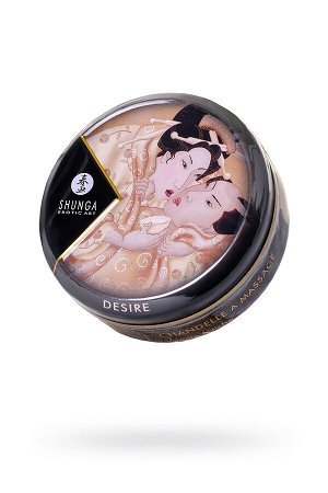 Массажное аромамасло в виде свечи Shunga «Желание. Ванильный фетиш» (Desire.Vanilla Fetish), 30 мл