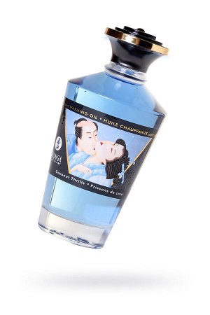 Масло массажное для тела Shunga «Кокосовое волнение» (Coconut Thrills), разогревающее, 100 мл.