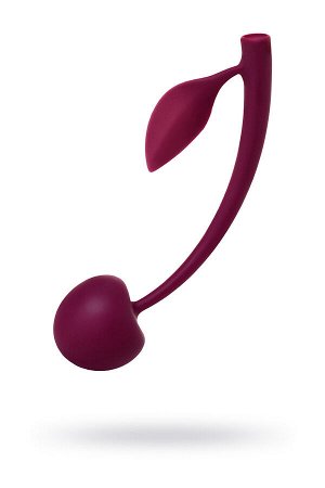 Вагинальный шарик JOS WILD CHERRY, силикон, бордовый, 13 см
