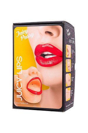 Мастурбатор реалистичный Juicy Pussy by TOYFA Juicy Lips, рот, TPR, телесный, 12,6 см