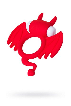 Эрекционное кольцо на пенис JOS SWEET DEVIL, силикон, красный, 8,5 см