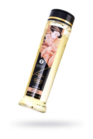 Масло массажное для тела Shunga «Желание. Ванильный фетиш» (Desire. Vanilla Fetish), 240 мл.