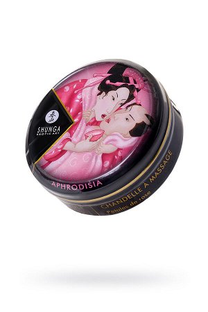 Массажное аромамасло в виде свечи Shunga «Афродизия. Лепестки роз» (Aphrodisia. Rose Petals), 30 м