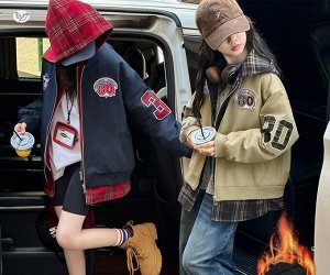 Бомбер для девочки, утепленный