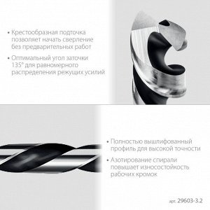 Сверло по металлу для винтовёртов и шуруповертов НЕХ-1/4"