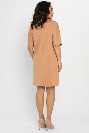 Платье трикотажное Ветта (бежевое) П14600-10М