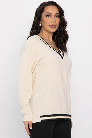 LT Collection Джемпер трикотажный Камилла (бежевый) Б14453-5М