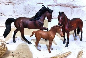 Коллекционные фигурки Collecta Кони, 3 шт. (ЛОТ17) во Владивостоке