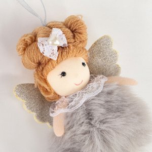 Ёлочное украшение кукла «Фея», с бантиком