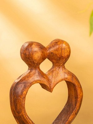 Сувенир «Любовь», 14x3.5x25 см, дерево, коричневый