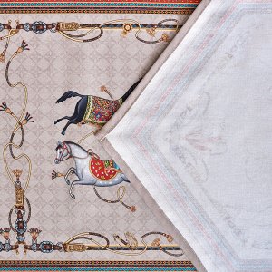 Раннер на стол Passage, 45×215 см, твил, 100% хлопок, цвет капучино