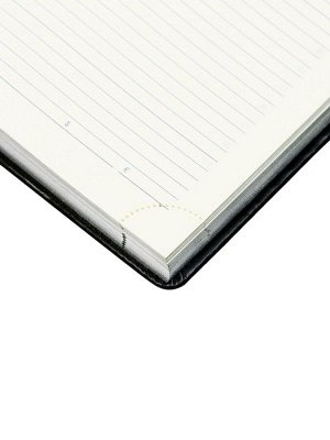 Ежедневник датированный Calligrata, А5, 2026, твёрдая обложка из искусственной кожи «Небраска», 168 листов, черный