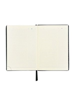 Ежедневник датированный Calligrata, А5, 2026, твёрдая обложка из искусственной кожи «Небраска», 168 листов, черный