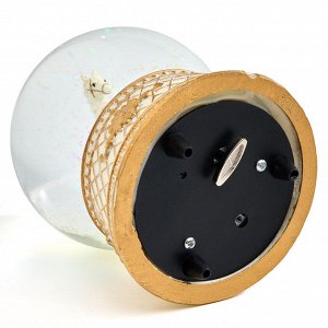 Музыкальная статуэтка‑снежный шар из полистоуна, 10×10×14 см