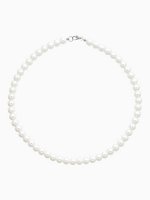 Бусы «Невеста» с жемчугом, шар №8, белые, 40 см