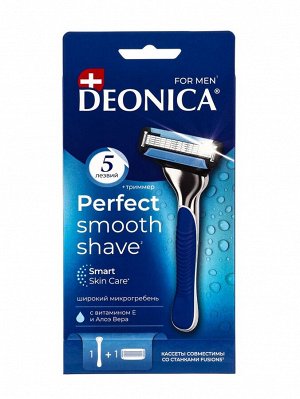 Бритвенный станок со сменной кассетой DEONICA 5 FOR MEN