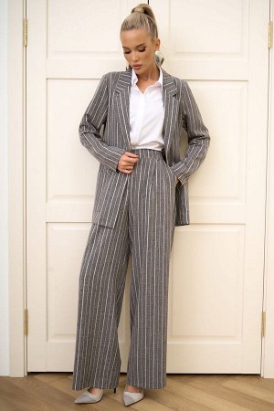 Пиджак Грей (серый/полоска)