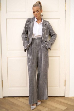 Пиджак Грей (серый/полоска)