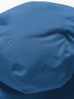 Парка зимняя подростковая для мальчика с капюшоном синего цвета 9533S