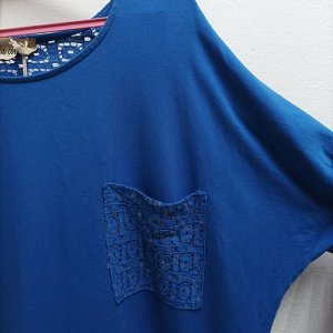 Платье женское синее, оригинальное, красивое