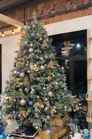 ЕЛЬ ИСКУССТВЕННАЯ ЛИТАЯ ЮТА (ГОЛУБАЯ)