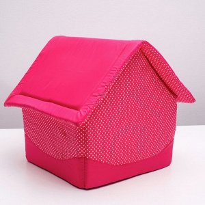 Домик "Нежность", 34 х 32 х 37 см, розовый