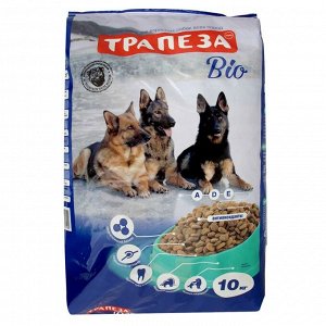 Сухой корм "Трапеза БИО" для взрослых собак с нормальной активностью, 10 кг