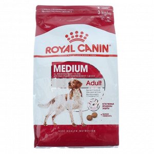 Сухой корм RC Medium Adult для взрослых собак, 3 кг