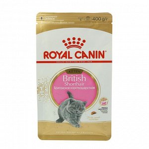 Сухой корм RC Kitten British Shorthair для британских котят, 400 г