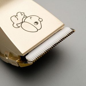 Машинка для стрижки с керамическим лезвием, регулировка ножа, USB-зарядка