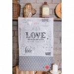 Полотенце &quot;Этель&quot; Love 40х67 см, 100% хл, саржа 190 гр/м2