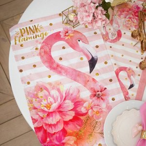 Полотенце "Этель" Pink flamingo 40х67 см, 100% хлопок, саржа 190 гр/м2