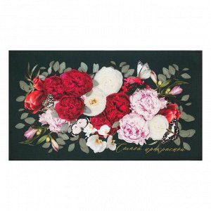 Полотенце "Этель" Flowers 40х73 см, 100% хлопок, саржа 190 г/м2