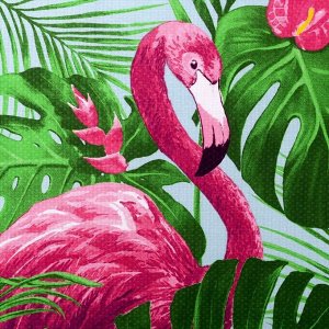 Полотенце «Фламинго», 60 x 146 см, 160 г/м², хлопок 100 %