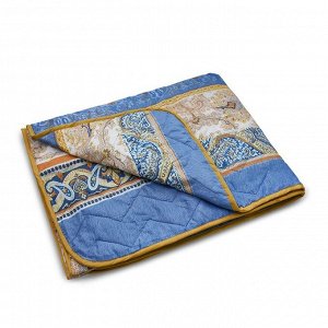 Адель Одеяло стеганое облегченное, размер 140х205 см, цвет МИКС, файбер